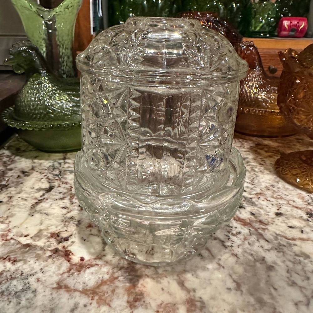 Indiana Glass Fairy Lamp